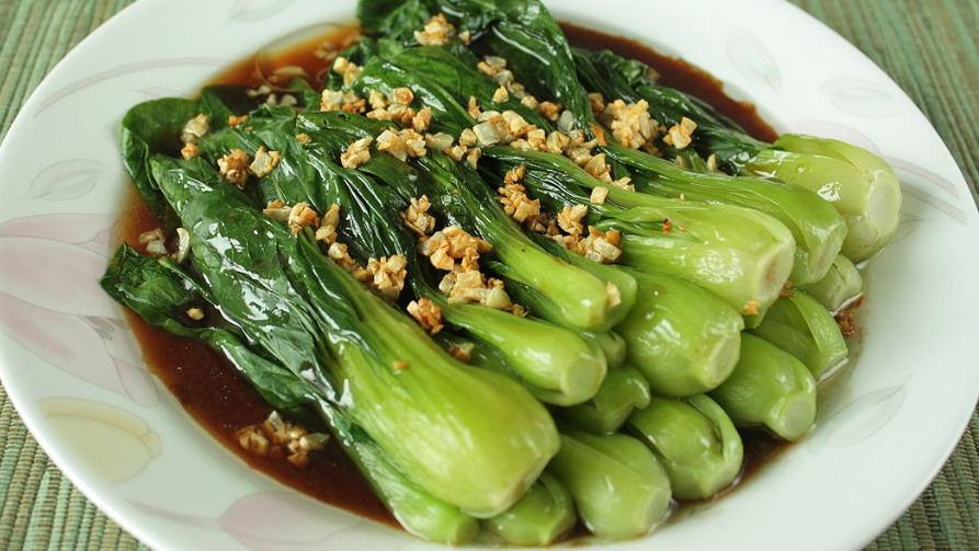 Pak Choi in Oyster Sauce - Thai Food Delivery in Kingston Vale SW15