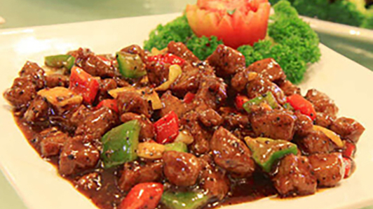 Beef with Black Beans & Green Pepper - Chinese Restaurant Delivery in St Helier SM5