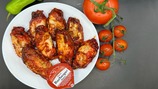 7 BBQ Chicken Wings - Salad Delivery in West Acton W3