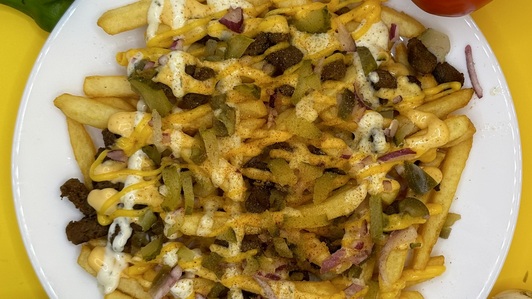 Loaded Fries with Beef - Party Food Collection in Chiswick W4