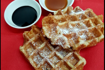 2 x Belgian Waffles - Chicken Burger Collection in Tyler Hill CT2