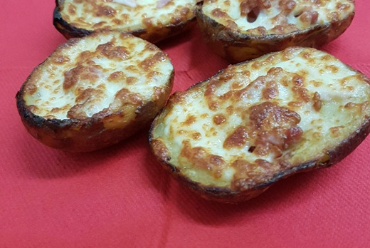 Potato Skins With Cheese Bacon Sides Delivery Menu