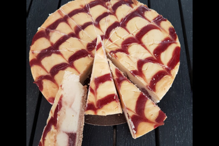 Strawberry & White Choc Chip Cheesecake - Chicken Collection in St Dunstans CT2