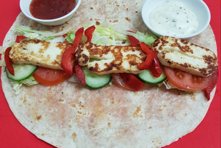 Halloumi wrap - Direct Pizza Collection in St Martins CT1