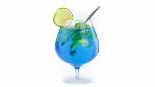Blue Virgin Mojito Mocktail - Waffles Delivery in Chalfont St Giles HP8