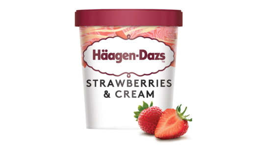 Haagen-Dazs Strawberry Cream - Pizza Collection in Chelsham CR6