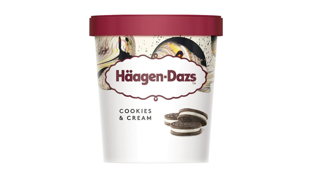 Haagen-Dazs Cookie Cream - Pizza Delivery in Fickleshole CR6