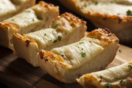 Garlic Bread with Cheese - Capone's Pizza Collection in Farleigh CR6