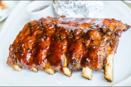 1/2 Rack BBQ Spare Ribs - Food Delivery in West End CT6