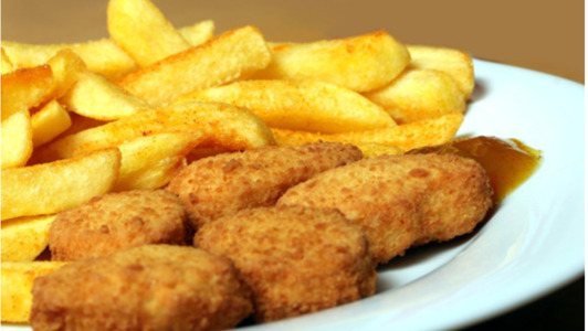 20 Chicken Nuggets with Chips - Best Pizza Collection in Knaves Ash CT3