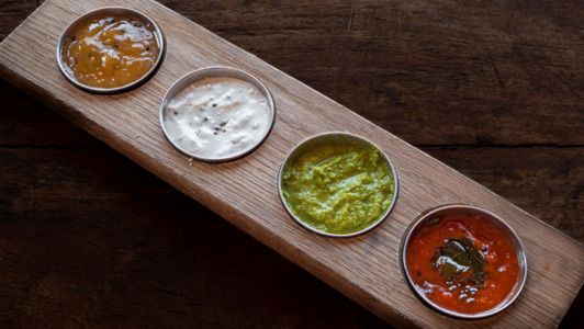 Set of House Chutneys - Tiffin Collection in Clay Bottom BS5