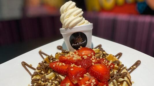 Strawberry Waffle - Food Collection in Chalton LU4