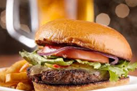 Half Pounder Burger with Chips - Salads Delivery in Bayswater W2