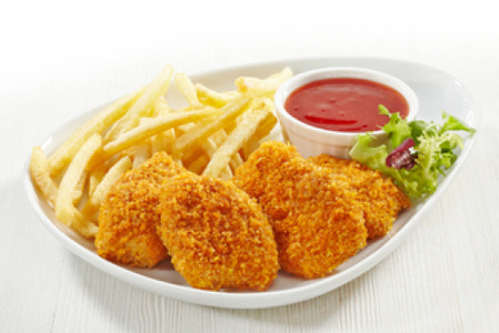 Chicken Nuggets with Chips - Burgers Delivery in Lower Place NW10