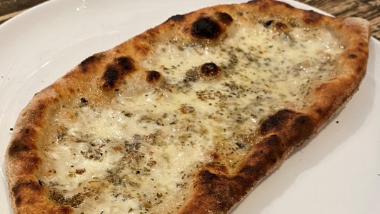 Focaccia Garlic Bread with Cheese - Wood Fired Pizza Collection in New Cross Gate SE14