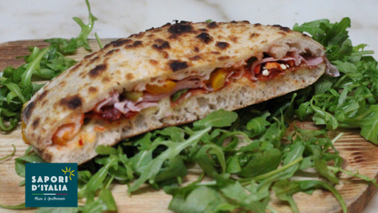 Puccia Homemade Panini Diavola 1/2 - Wood Fired Pizza Collection in Millwall E14