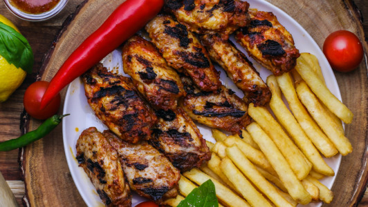10 Piri Piri Grilled Chicken Wings - Calzone Collection in Chesterton CB4