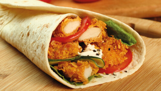 Crispy Chicken Wrap - Pizza Shop Collection in Mayfield Dale NE23