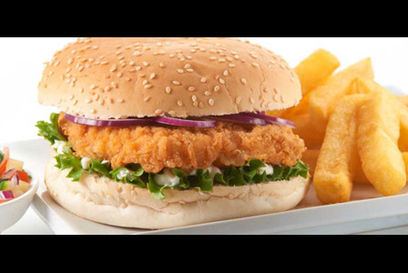 Chicken Sizzler Burger - Food Delivery in Walton PE4