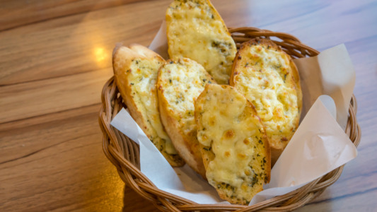 Cheesy Garlic Bread - Quesadilla Collection in Bexley DA5