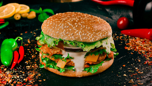 Double Breast Burger - Halal Cambridge Delivery in Cambridge CB1