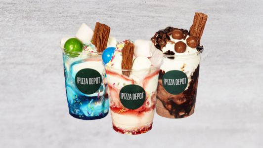 Ice Cream Bubble Yum Sundae - London Pizza Depot Delivery in North Woolwich E16