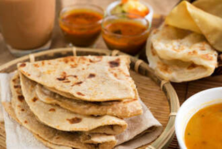 Buttered Chapati - Thali Collection in Crook Log DA6