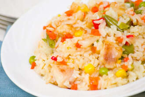 Pilau Rice with Vegetables - Indian Restaurant Delivery in Coldharbour RM13