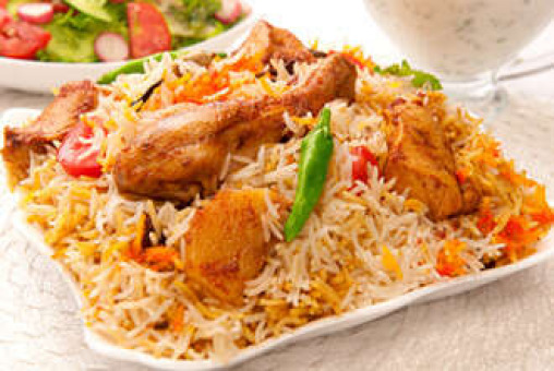 Chicken Tikka Biryani - Traditional Indian Delivery in Coldharbour RM13
