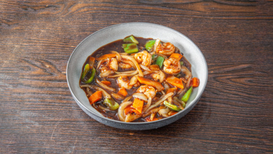 King Prawns in Black Bean Sauce 🌶 - Chinese Collection in Hitchin Hill SG4