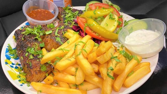 Medium 6 Pieces Grilled Lamb Chops & Chips - Pizza Collection in Telscombe Cliffs BN10