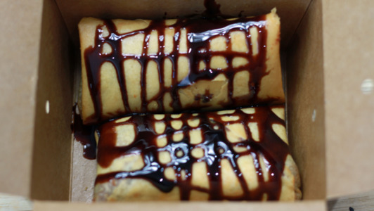 Nutella & Banana Spring Rolls - Vegan Delivery in Moneyhill WD3