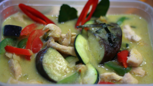 Thai Green Curry - Chicken - Asian Food Delivery in The Ridges RG40