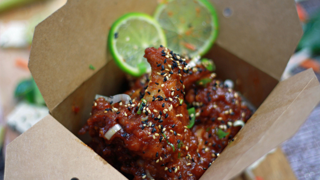 Korean Barbecue Wings - Asian Food Delivery in College Town GU47