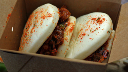 Pulled BBQ Beef Bao Bun - Vegan Delivery in Micklefield Green WD3