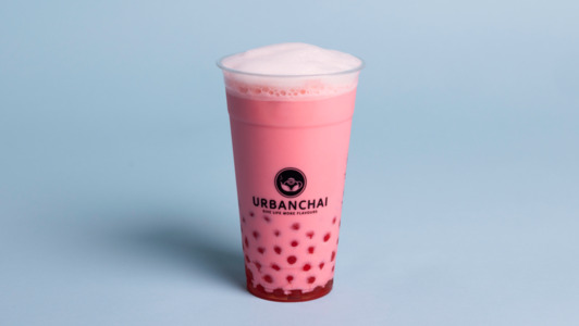 Strawberry Bubble Tea - Milkshakes Delivery in Cherry Hinton CB1