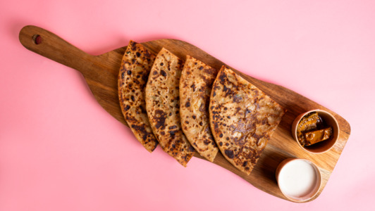 Cheese & Onion Paratha - Lunch Collection in Newnham Croft CB3