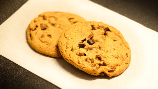 Chocolate Chip Cookies Ⓥ - Food Collection in Wormley EN10