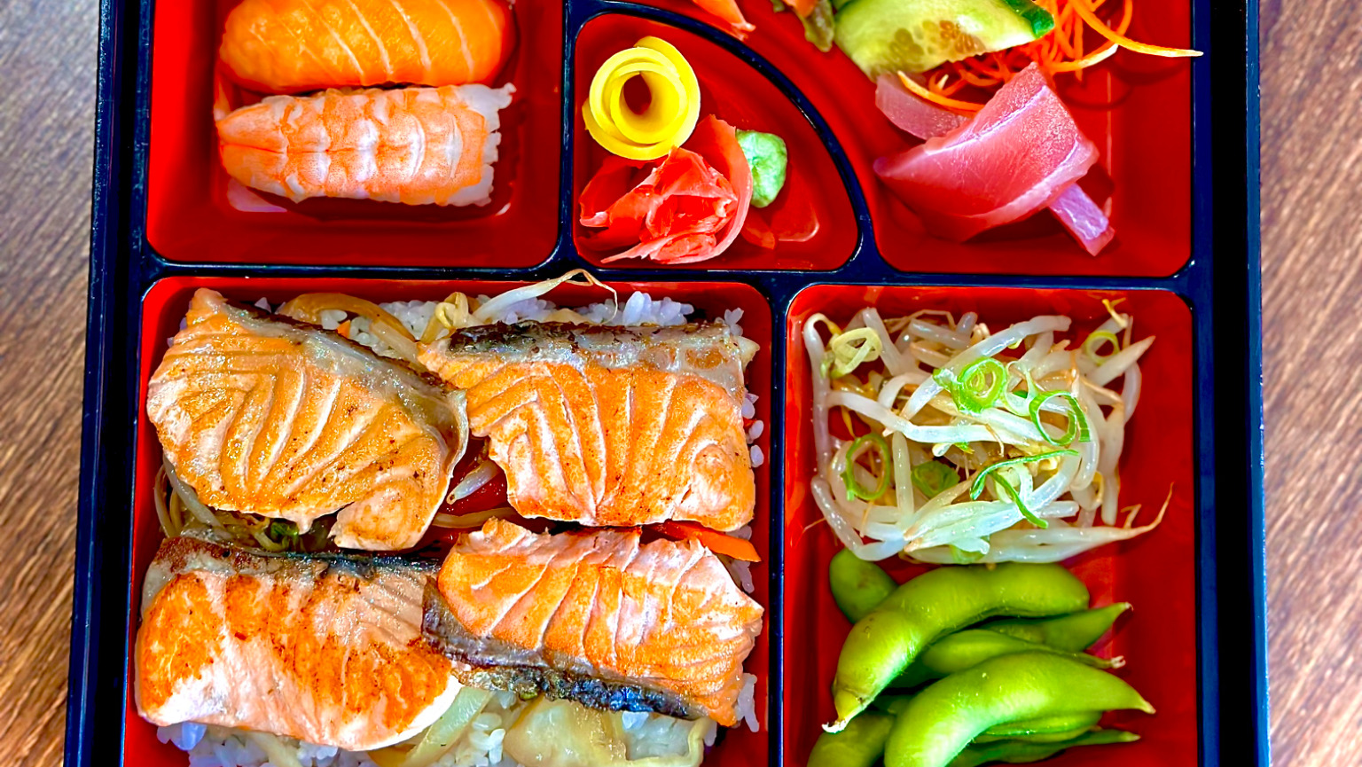 Salmon Teriyaki Bento - Teriyaki Delivery in South Tottenham N15