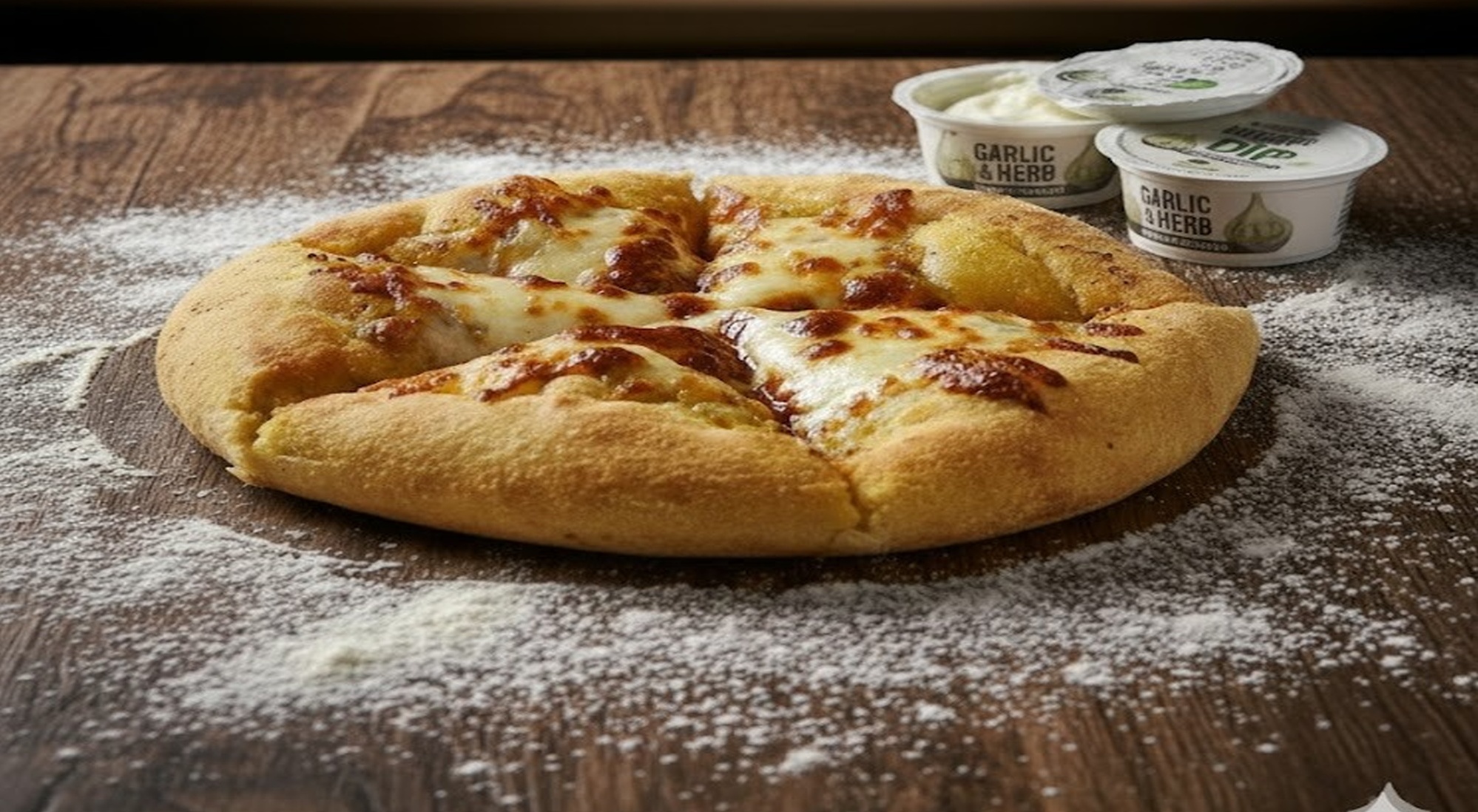 Garlic Pizza Bread (V) - Ice Cream Collection in Speedwell BS5