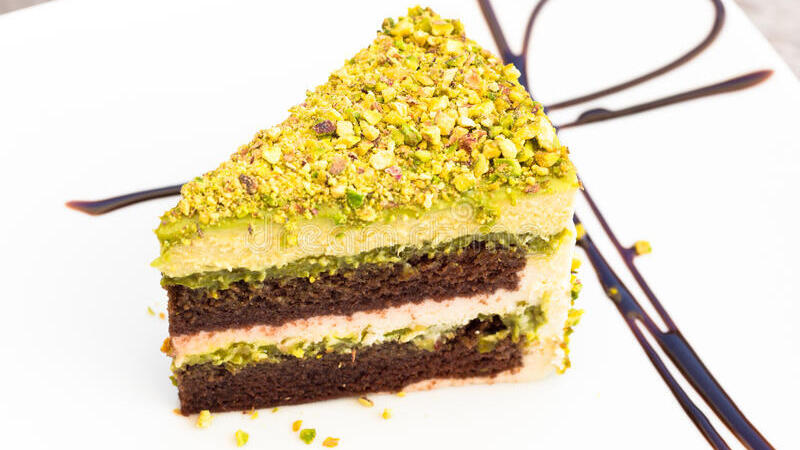 Pistachio Chocolate Cake - Fried Chicken Delivery in Ridgeway Village CB3