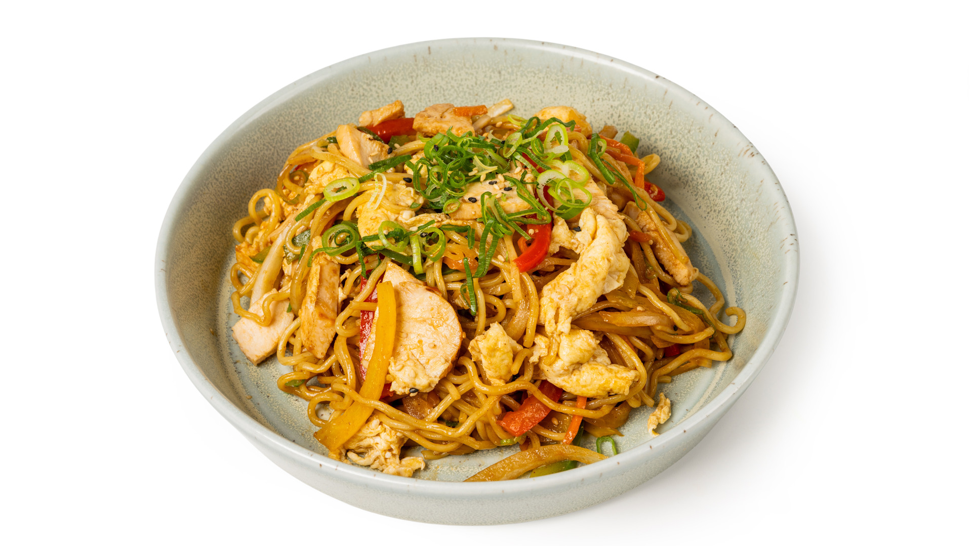 CHICKEN STIR FRY WITH NOODLES - Japanese Food Delivery in Hackney Central E8