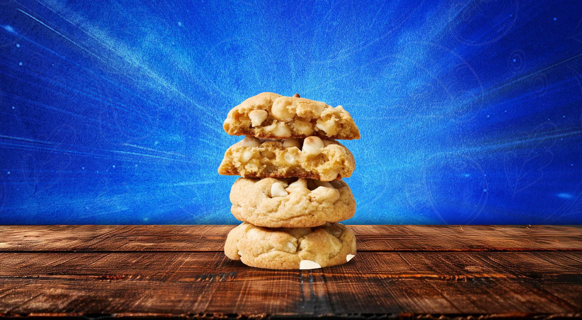 4 Warm White Chocolate Cookies - Local Pizza Collection in Brighton And Hove BN1