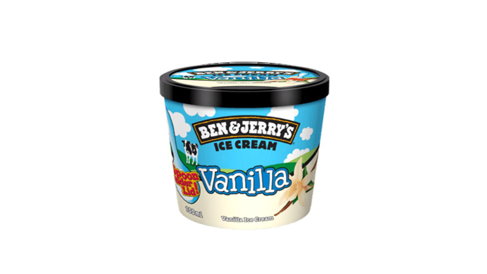 Ben & Jerry's Vanilla - 100ml - Best Burger Collection in Abbey Field CO2
