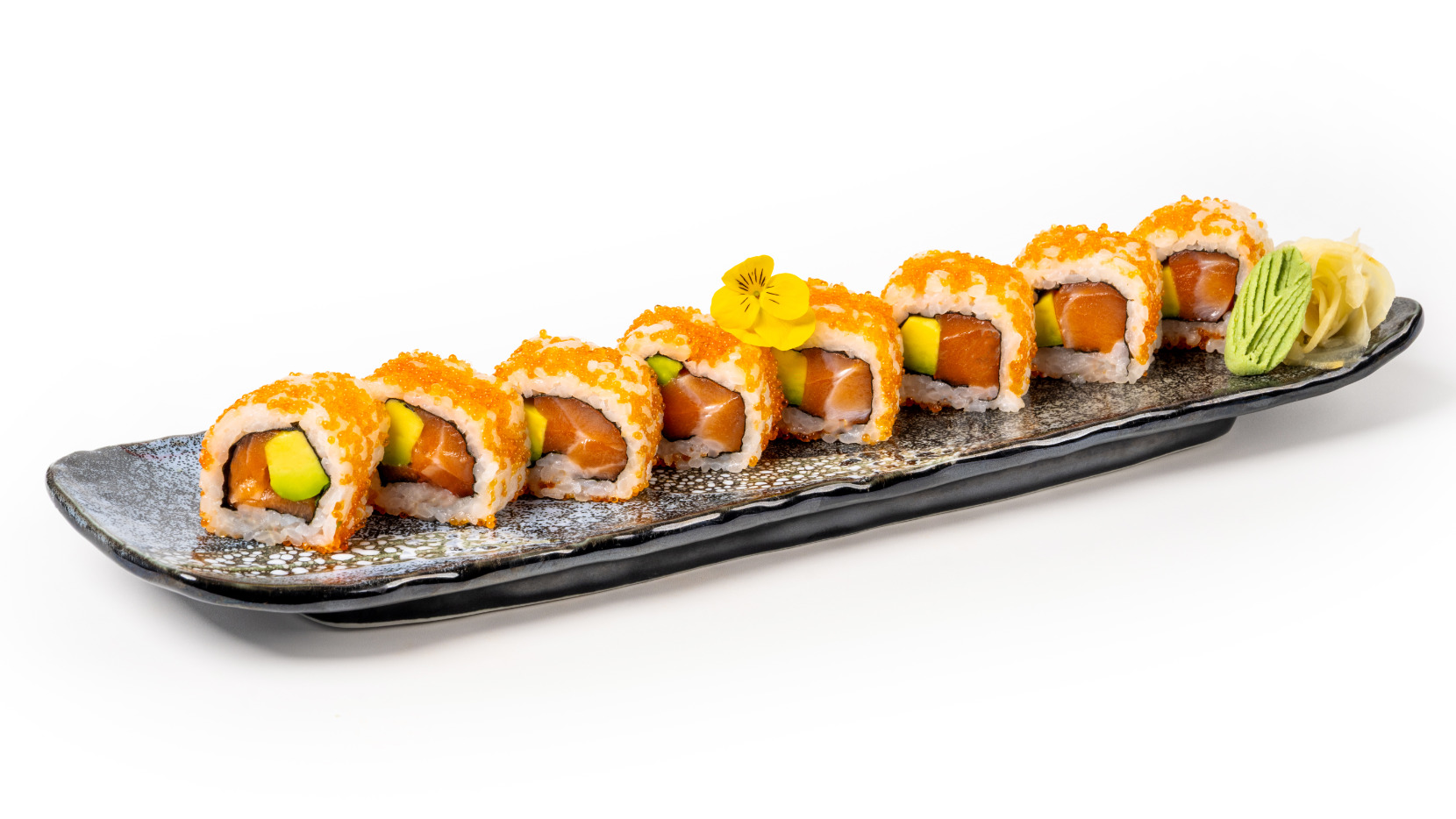 1 SALMON AVOCADO ROLL - Japanese Food Collection in Brentwood CM15