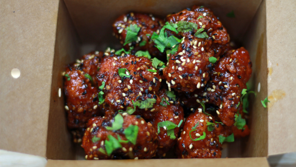 Sweet Chilli Chicken Bites - Vegetarian Delivery in Burwood Park KT12