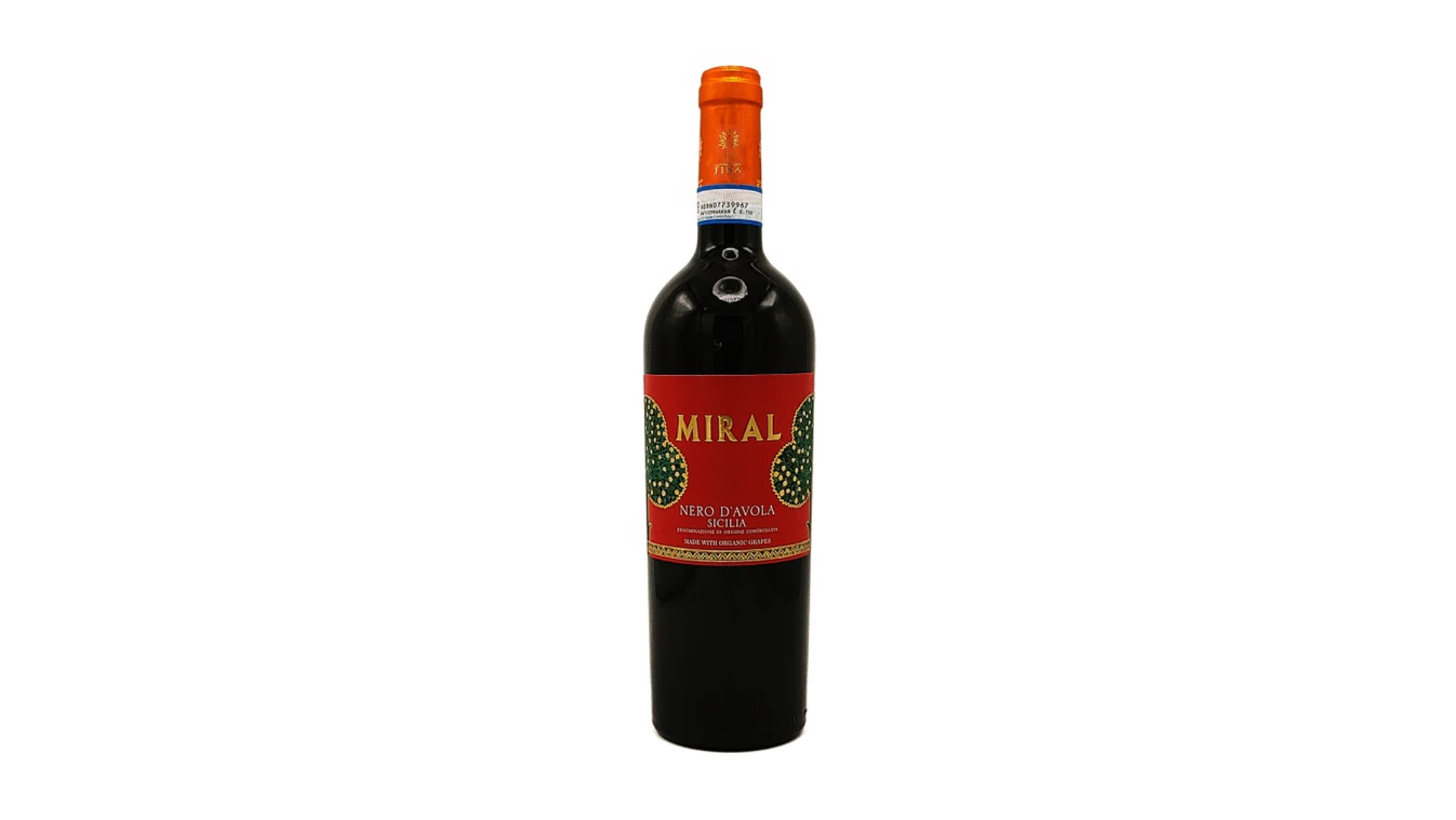 Miral Nero D'Avola Sicilia 2022 Bottle - Best Pizza Collection in Clapton Park E5