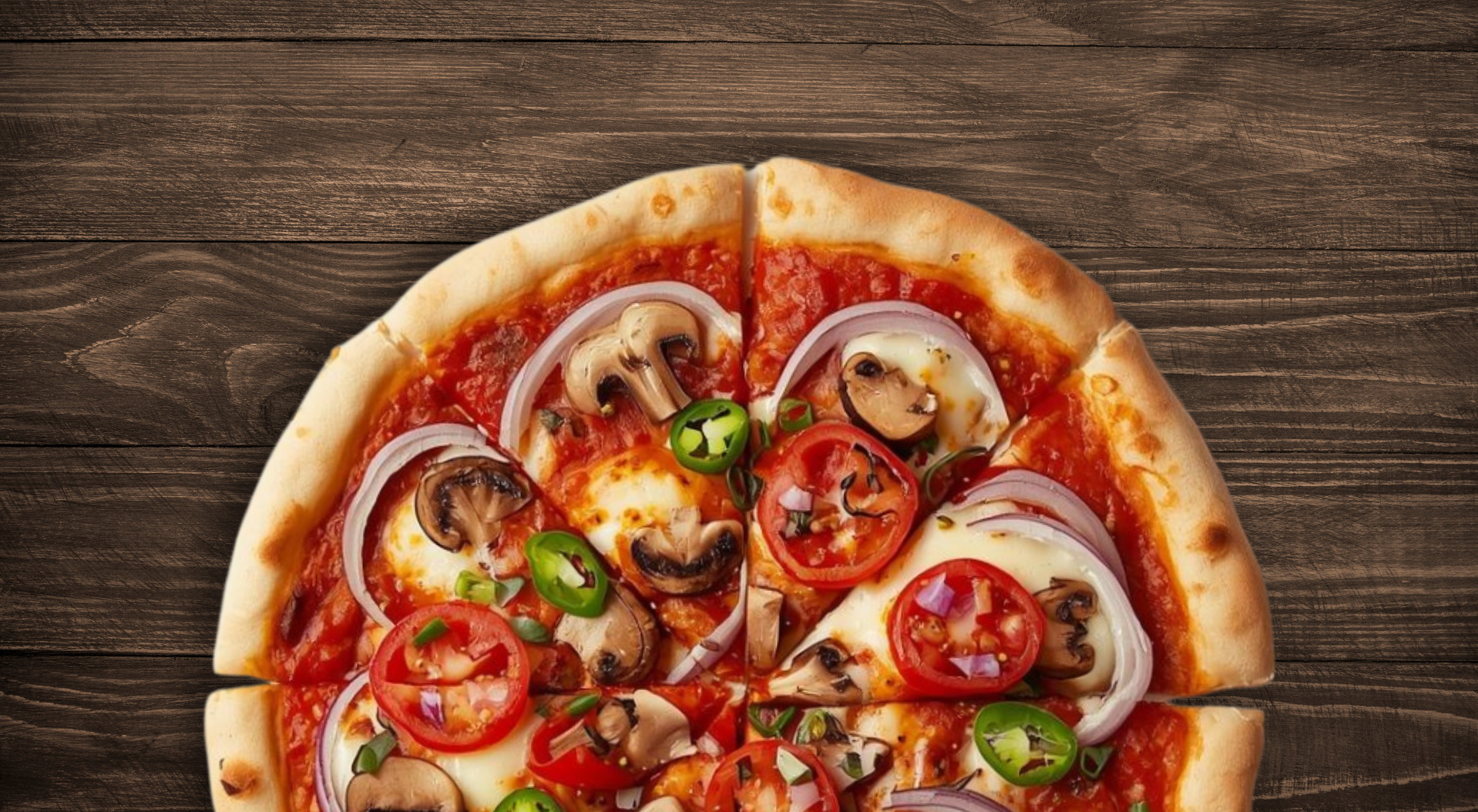 Vegetarian Hot - Best Pizza Collection in Old Tree CT3