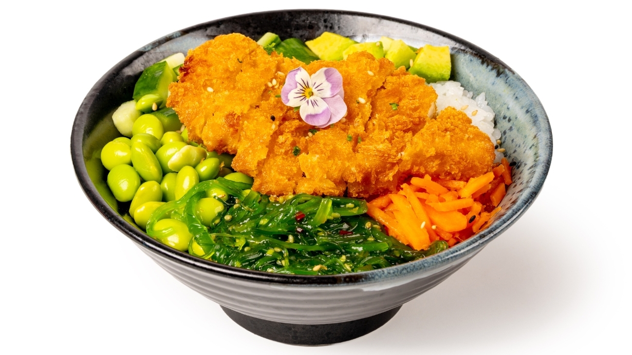 CHICKEN KATSU POKE BOWL - Late Night Collection in Craven Walk N16