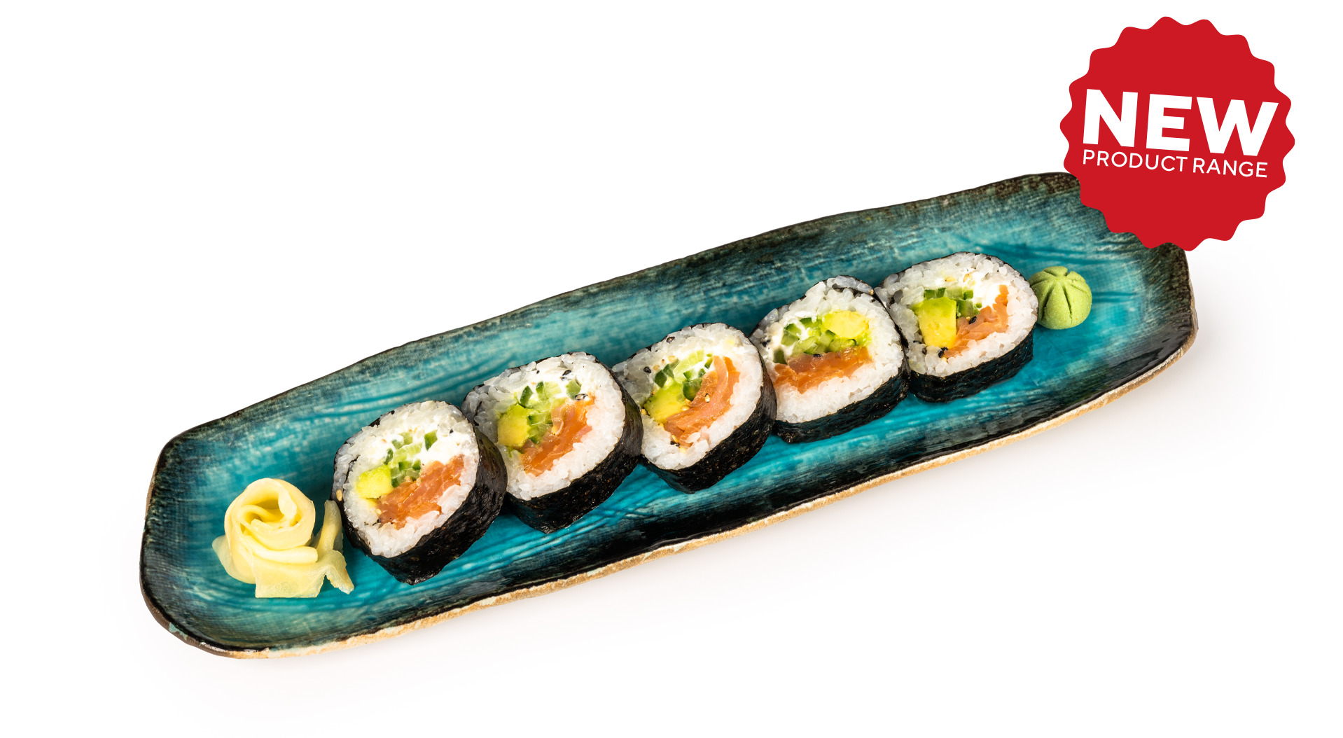 SMOKED SALMON OPEN ROLL FUTUMAKI - Japanese Food Collection in Maryland E20